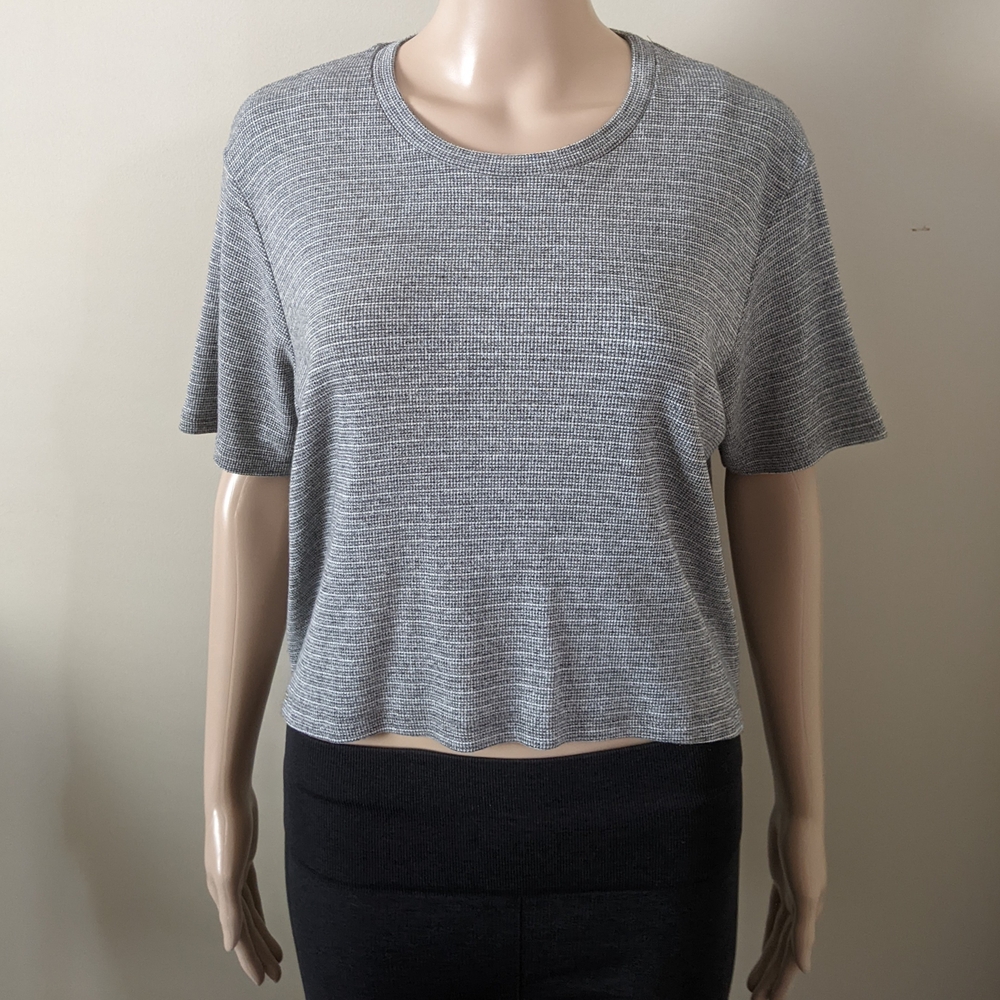 Brandy Melville Gray Crop Top, Women's One Size